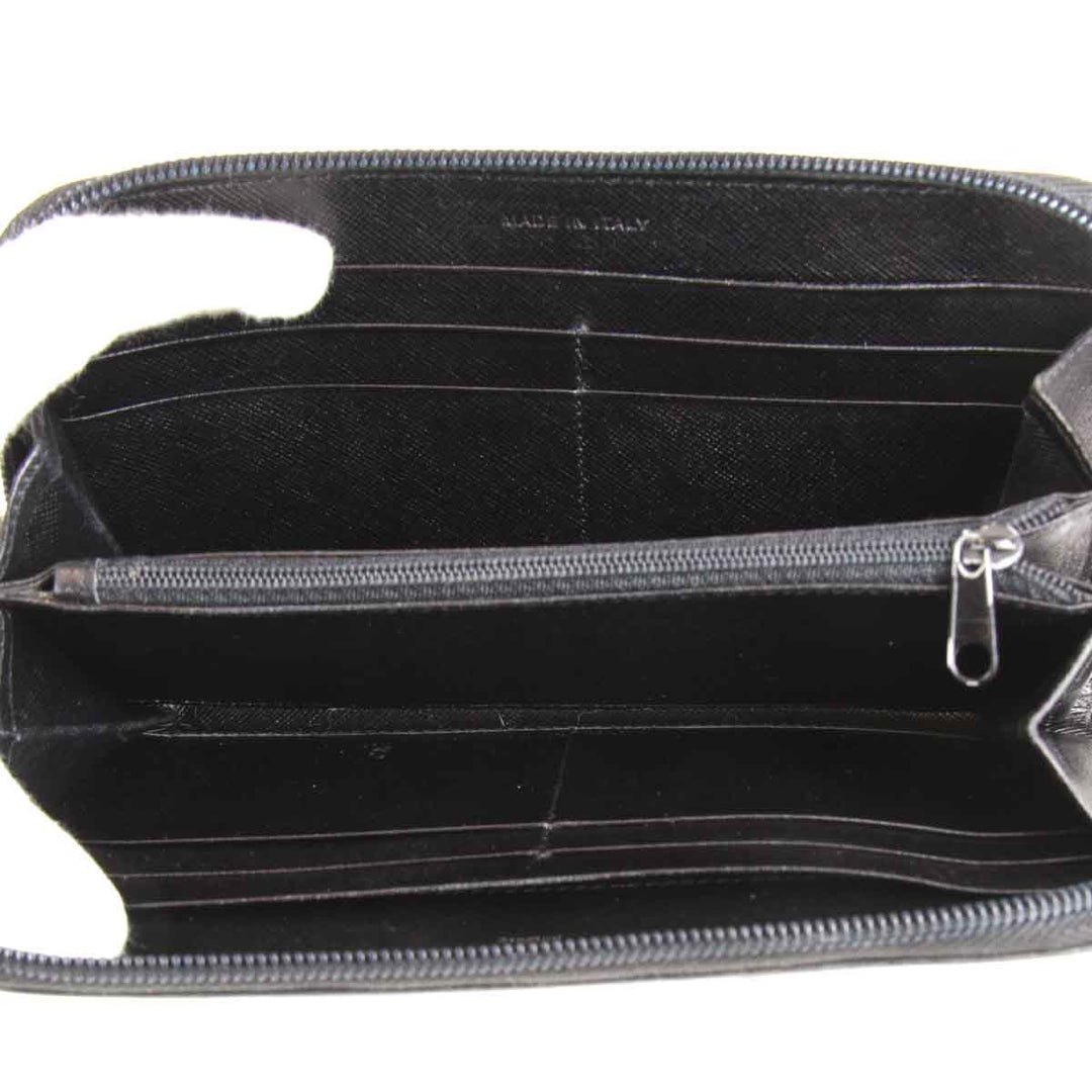 『USED』 
PRADA プラダ 
 サフィアーノ ラウンドファスナー M506A 長財布 
レザー ブラック