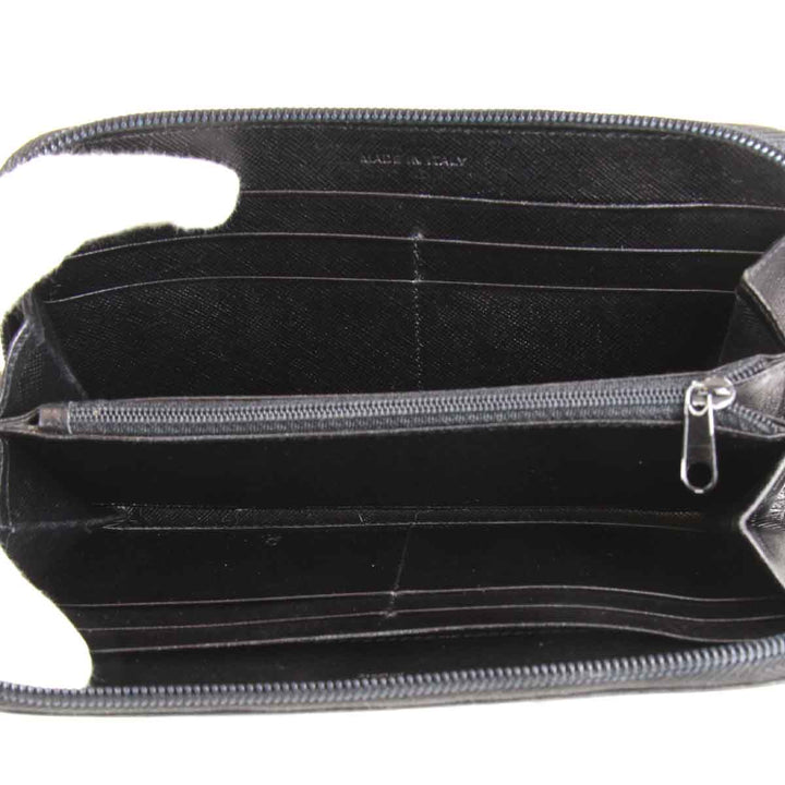 『USED』 
PRADA プラダ 
 サフィアーノ ラウンドファスナー M506A 長財布 
レザー ブラック