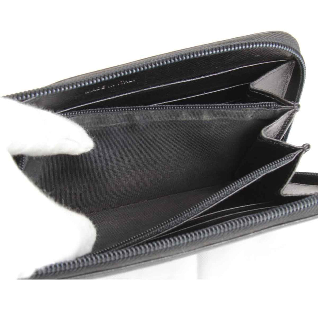 『USED』 
PRADA プラダ 
 サフィアーノ ラウンドファスナー M506A 長財布 
レザー ブラック