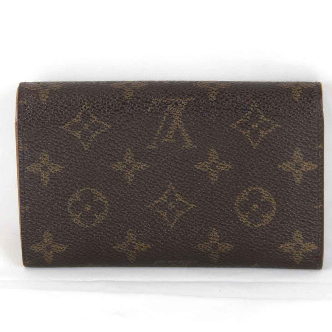 『USED』 
LOUIS VUITTON ルイ・ヴィトン 
 ポルトモネビエトレゾール M61730 二つ折り財布 
モノグラムキャンバス ブラウン