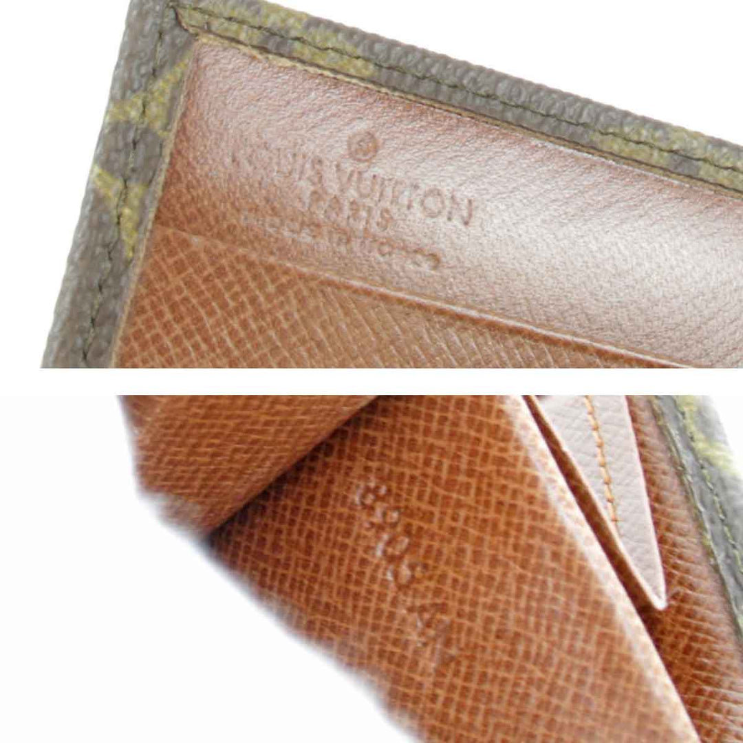 良品『USED』 
LOUIS VUITTON ルイ・ヴィトン 
 ポルトモネビエ M61660 二つ折り財布 
モノグラムキャンバス モノグラム