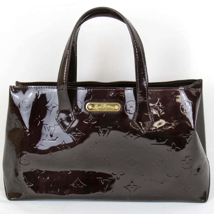 美品『USED』 
LOUIS VUITTON ルイ・ヴィトン 
 ウィルシャーPM M93641 ハンドバッグ 
モノグラムヴェルニ アマラント