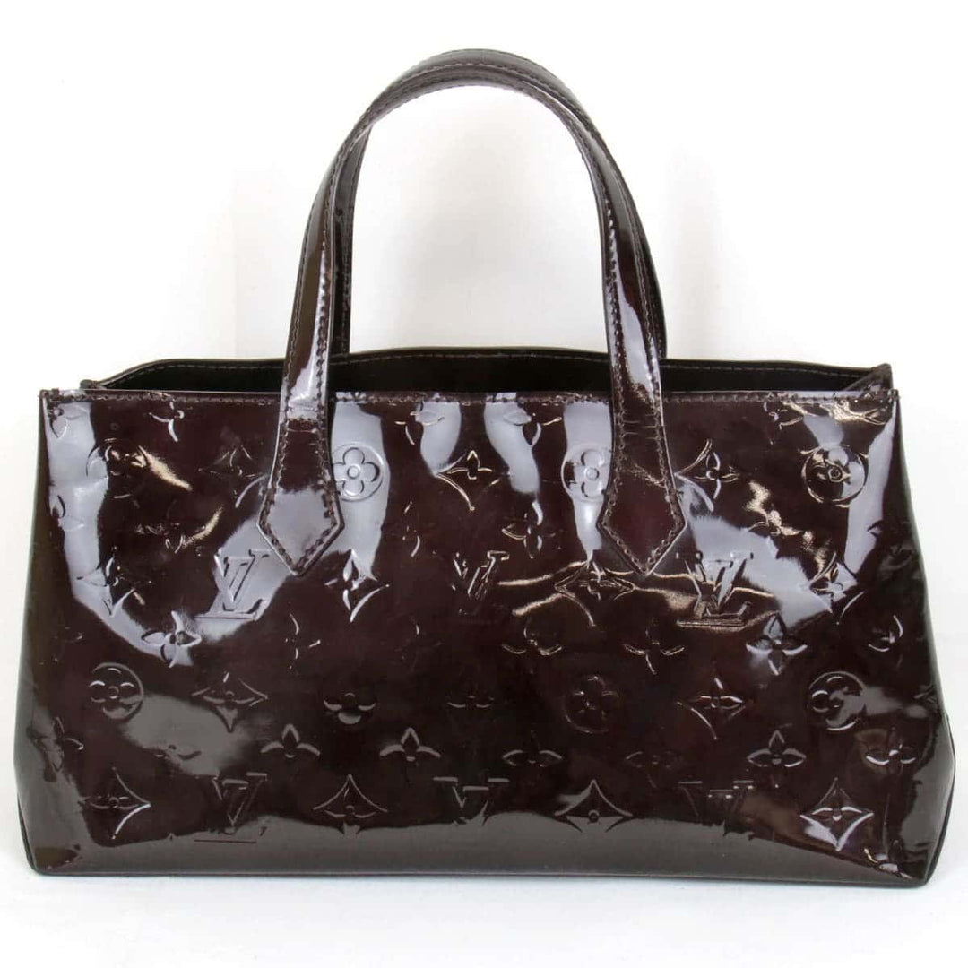 美品『USED』 
LOUIS VUITTON ルイ・ヴィトン 
 ウィルシャーPM M93641 ハンドバッグ 
モノグラムヴェルニ アマラント