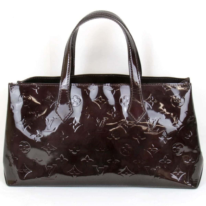 美品『USED』 
LOUIS VUITTON ルイ・ヴィトン 
 ウィルシャーPM M93641 ハンドバッグ 
モノグラムヴェルニ アマラント