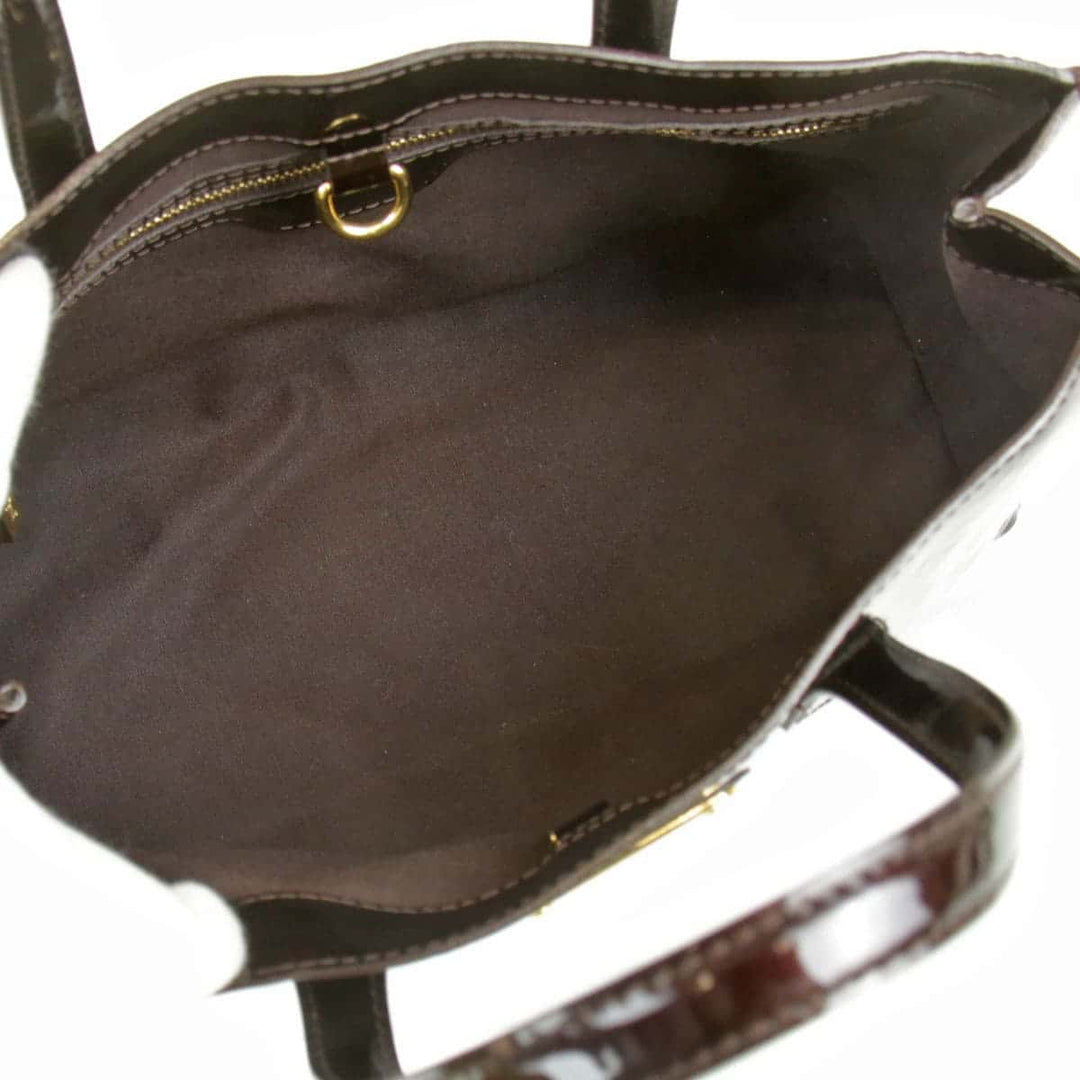 美品『USED』 
LOUIS VUITTON ルイ・ヴィトン 
 ウィルシャーPM M93641 ハンドバッグ 
モノグラムヴェルニ アマラント