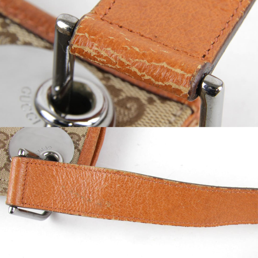 『USED』 
GUCCI グッチ 
 120841 200047 ショルダーバッグ 
GGキャンバス ベージュ