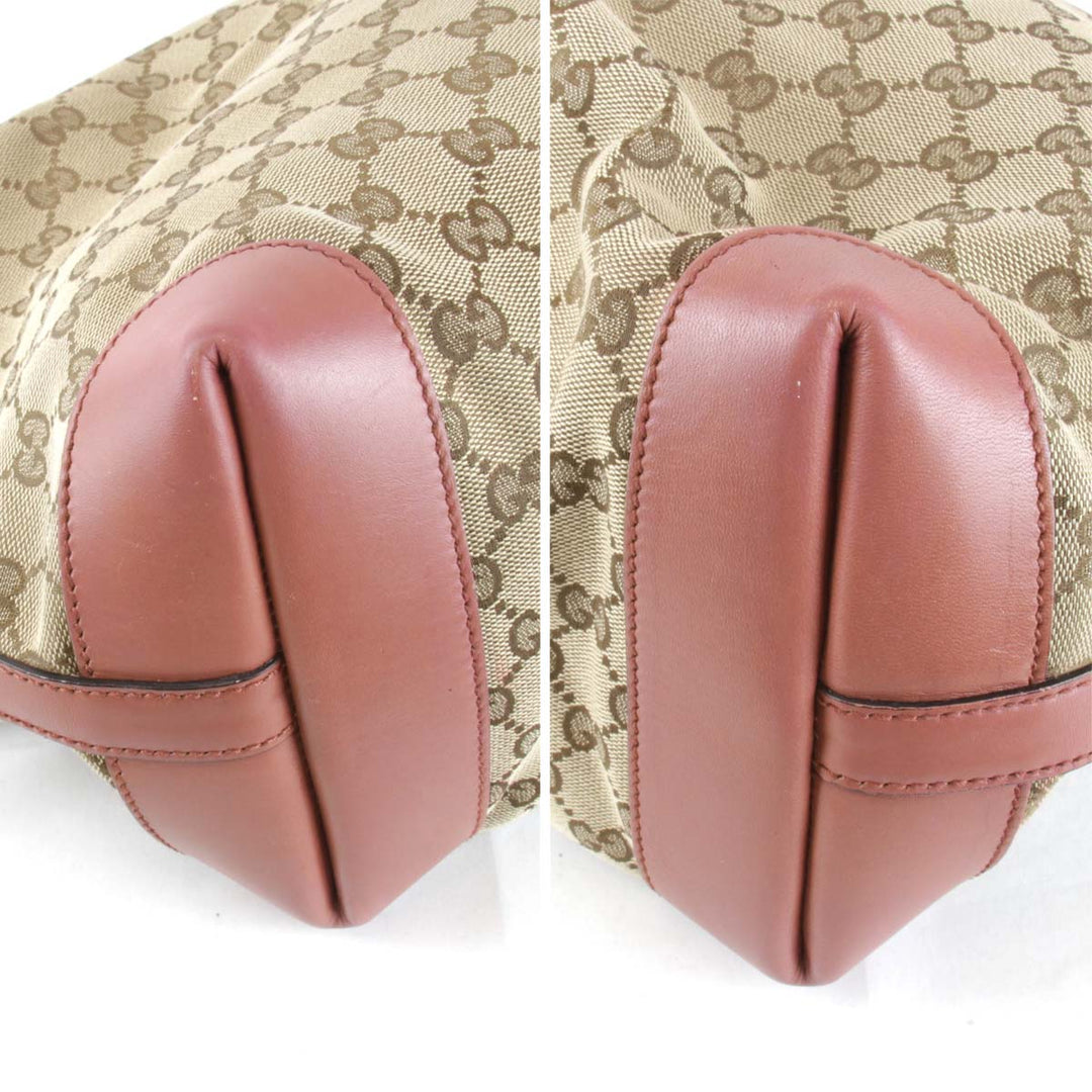 『USED』 
GUCCI グッチ 
 247209 493075 トートバッグ 
GGキャンバス ベージュ
