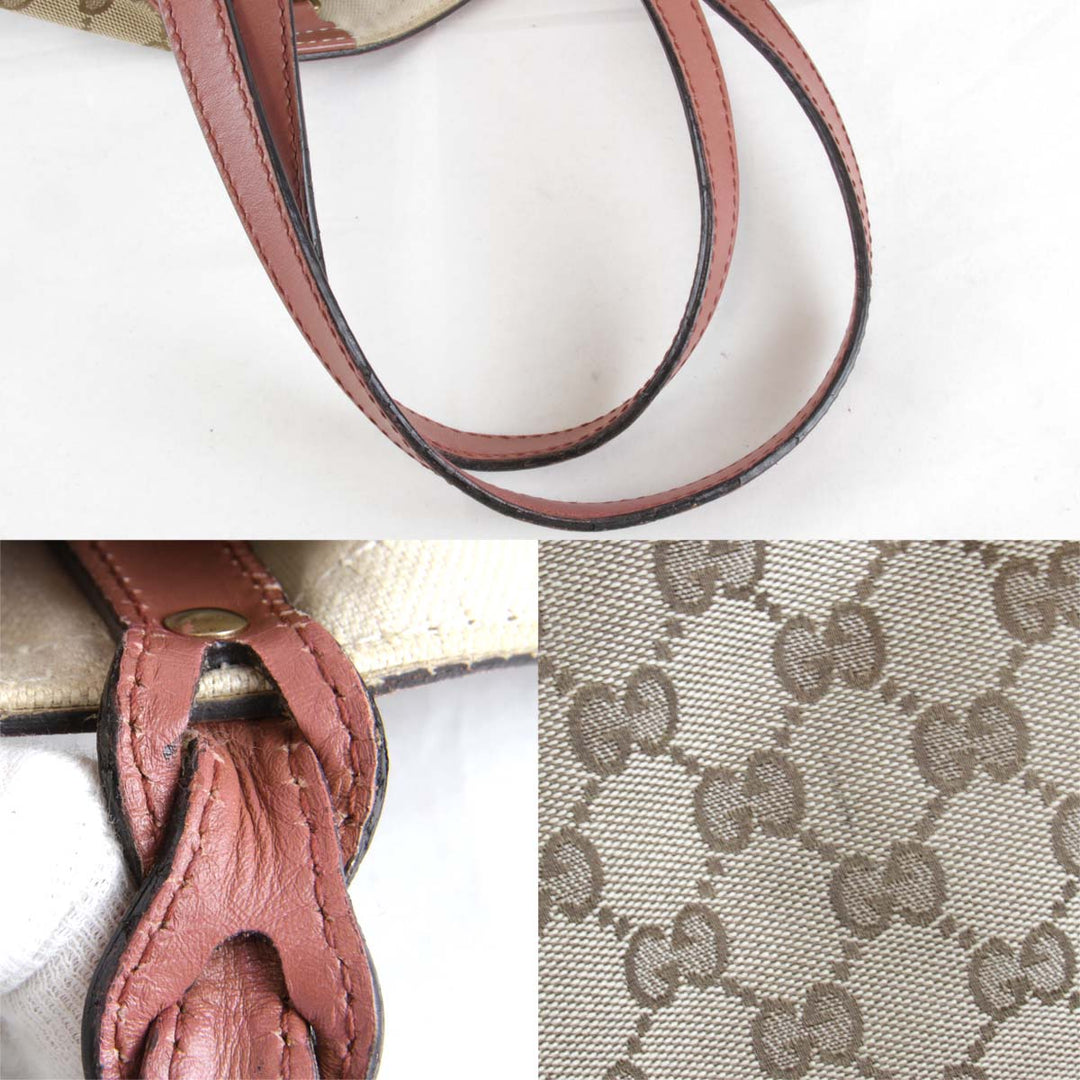 『USED』 
GUCCI グッチ 
 247209 493075 トートバッグ 
GGキャンバス ベージュ