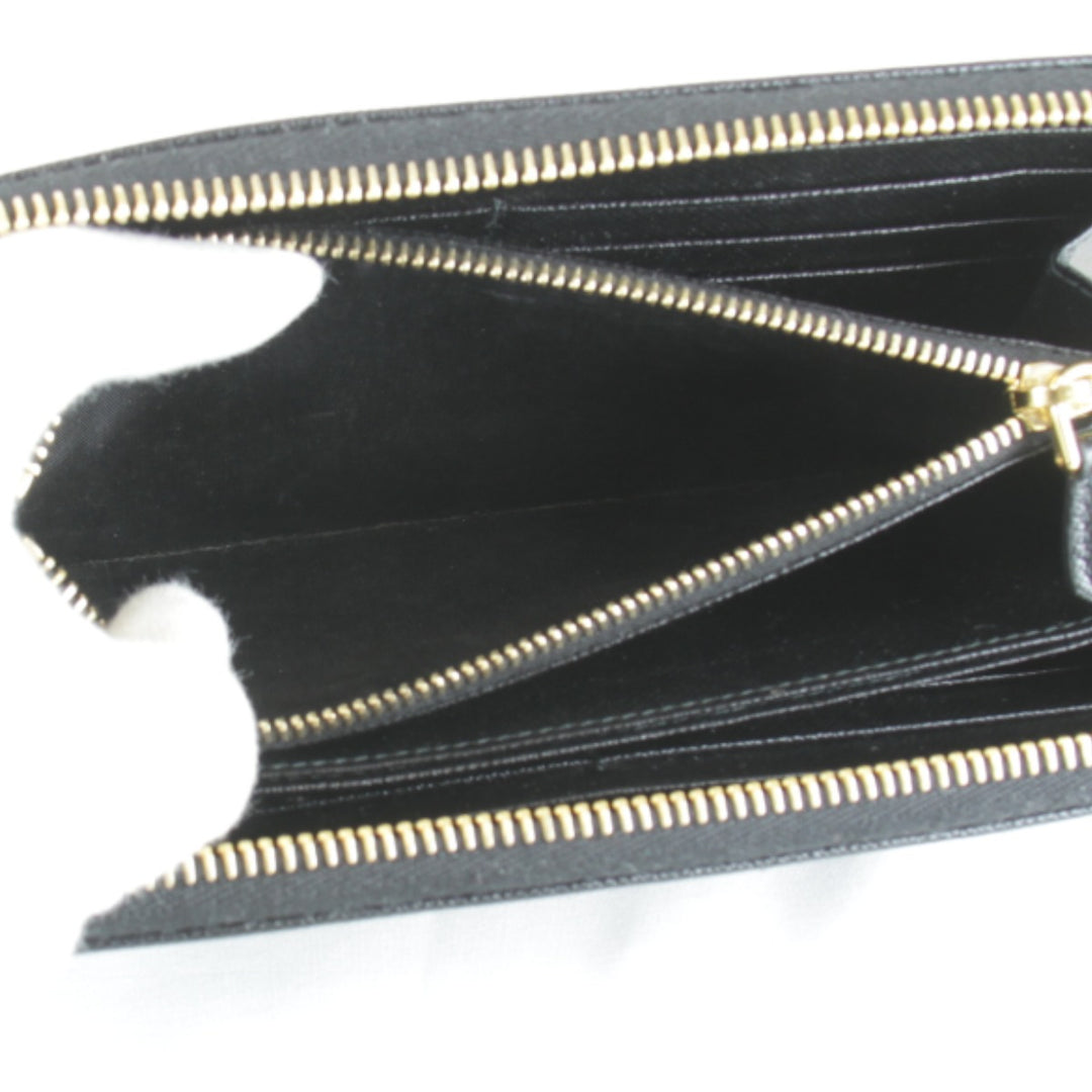 【価格改定】美品『USED』 
PRADA プラダ 
 サフィアーノラウンドファスナー 長財布 
レザー ブラック