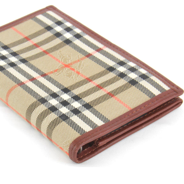『USED』 
BURBERRY バーバリー 
 手帳カバー 
キャンバス/レザー  ベージュ
