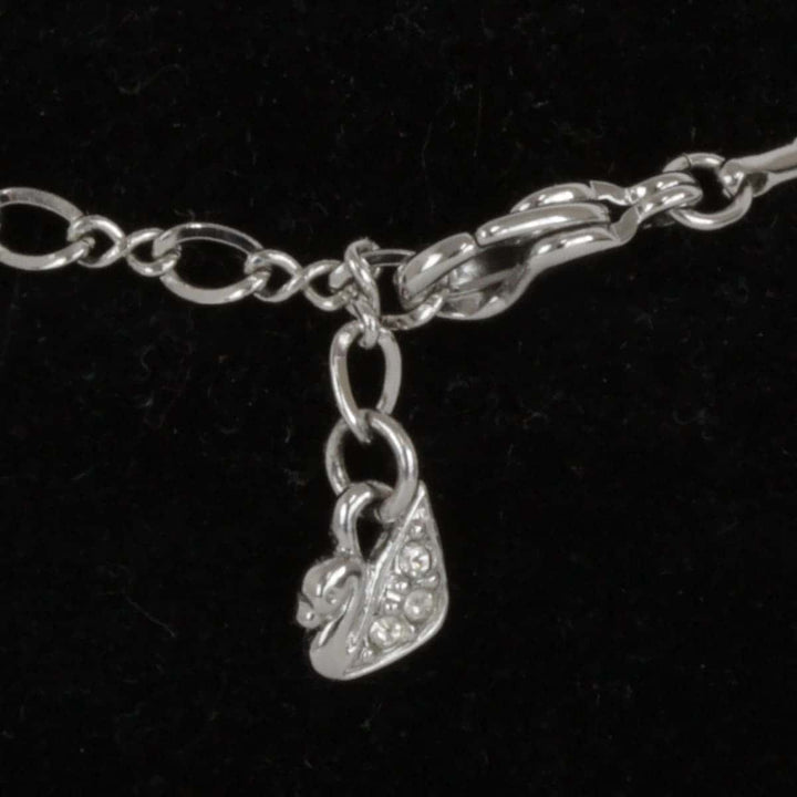 美品『USED』 クリスタル /ロジウムコーティング 
SWAROVSKI エモーション ペンダント ハート ネックレス