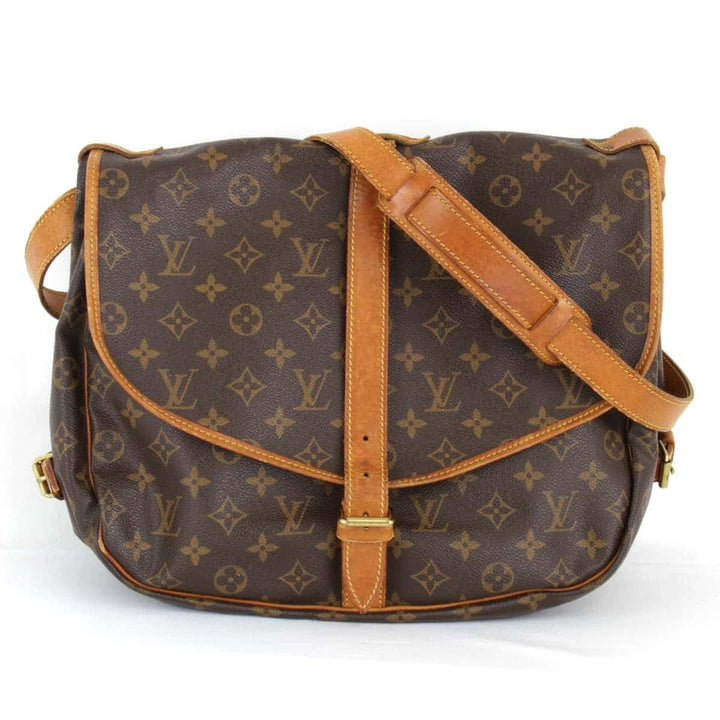 『USED』 
LOUIS VUITTON ルイ・ヴィトン 
 ソミュール35 M42254 ショルダーバッグ 
モノグラムキャンバス モノグラム