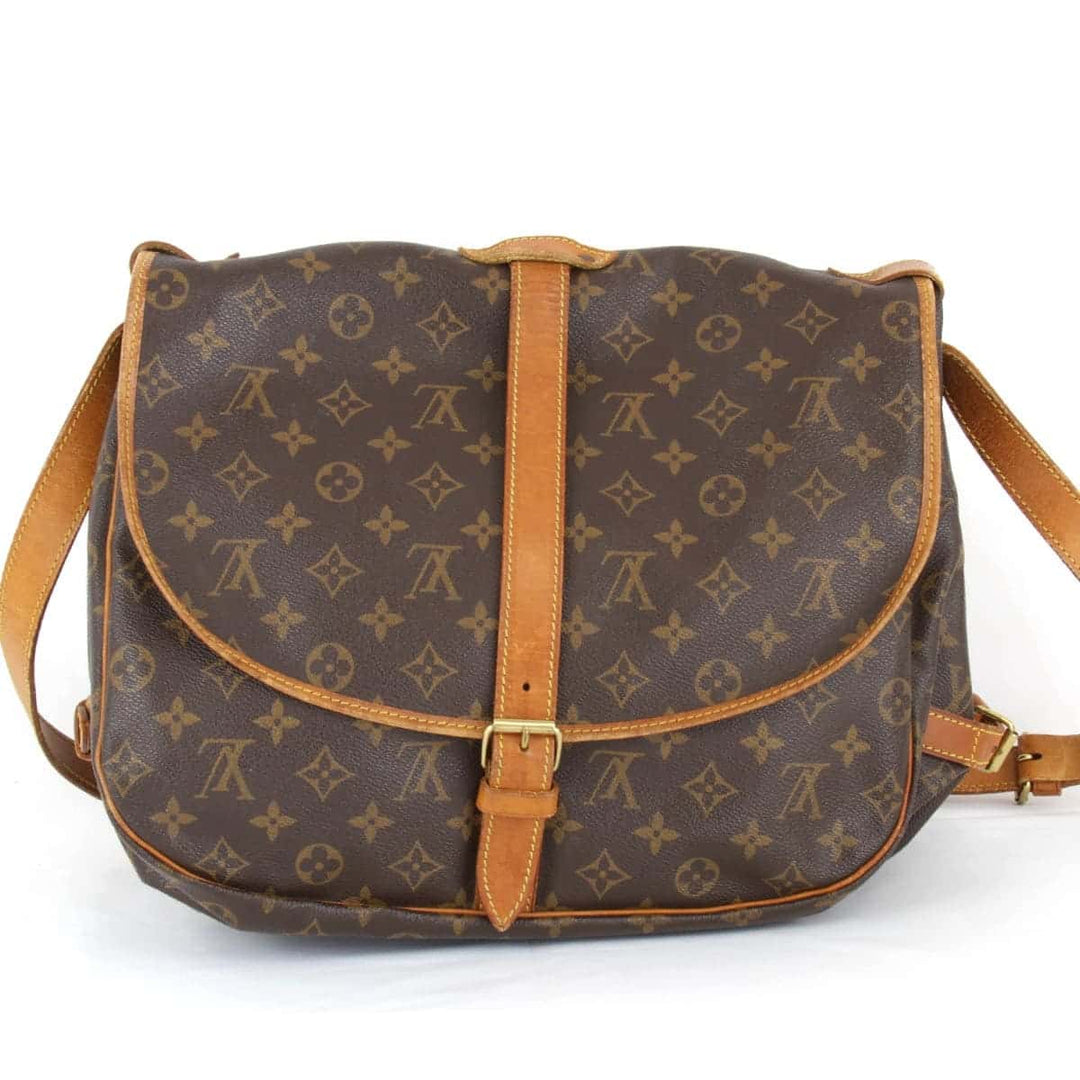 『USED』 
LOUIS VUITTON ルイ・ヴィトン 
 ソミュール35 M42254 ショルダーバッグ 
モノグラムキャンバス モノグラム