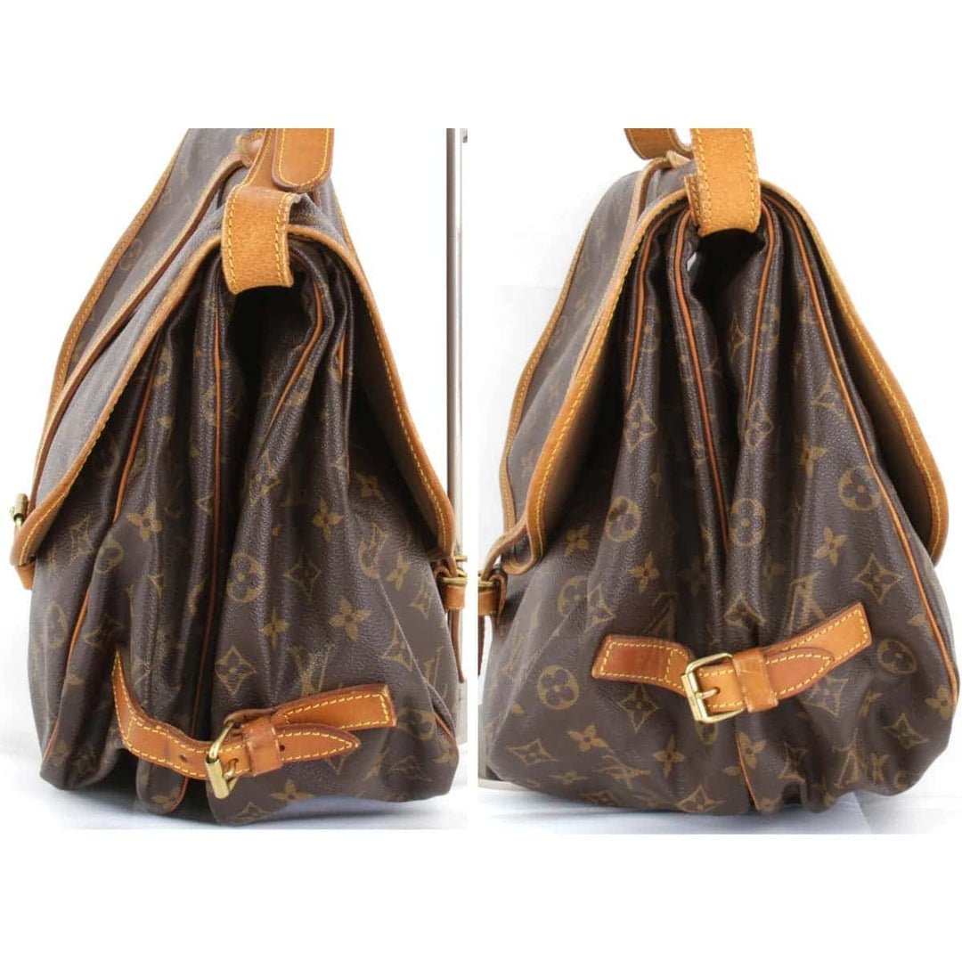 『USED』 
LOUIS VUITTON ルイ・ヴィトン 
 ソミュール35 M42254 ショルダーバッグ 
モノグラムキャンバス モノグラム