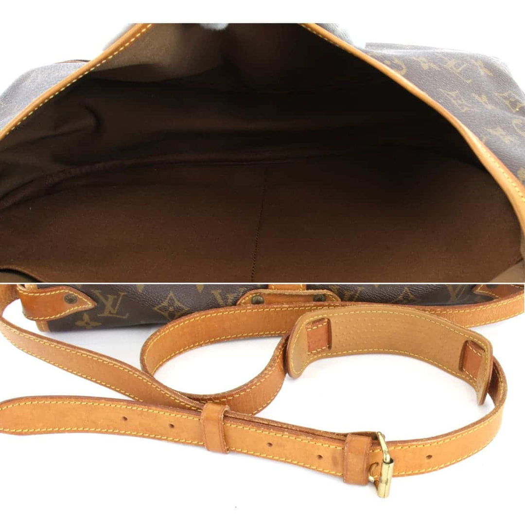 『USED』 
LOUIS VUITTON ルイ・ヴィトン 
 ソミュール35 M42254 ショルダーバッグ 
モノグラムキャンバス モノグラム