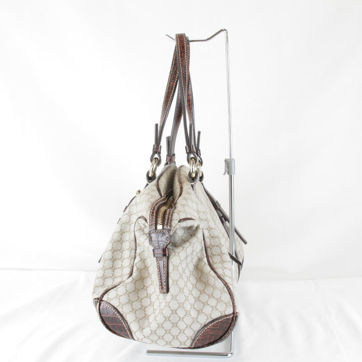 【価格改定】『USED』 
CELINE セリーヌ 
 ハンドバッグ 
キャンバス ベージュ