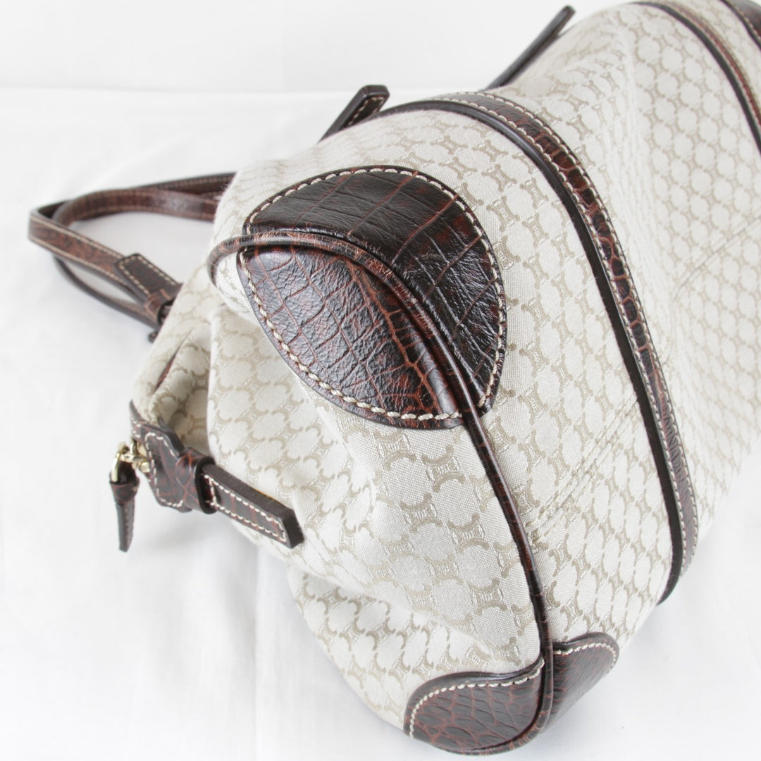 【価格改定】『USED』 
CELINE セリーヌ 
 ハンドバッグ 
キャンバス ベージュ