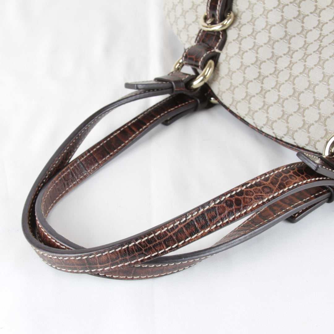 【価格改定】『USED』 
CELINE セリーヌ 
 ハンドバッグ 
キャンバス ベージュ
