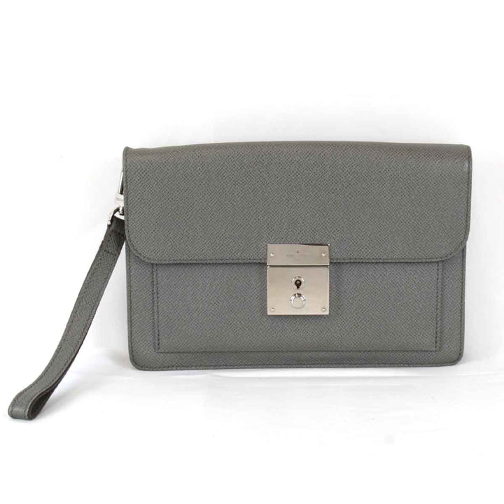 美品『USED』 
LOUIS VUITTON ルイ・ヴィトン 
 ネオ ベライア グラシエ M32683 セカンドバッグ 
タイガ グレー