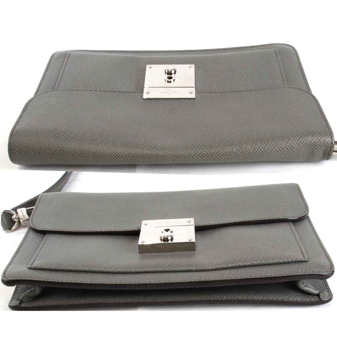 美品『USED』 
LOUIS VUITTON ルイ・ヴィトン 
 ネオ ベライア グラシエ M32683 セカンドバッグ 
タイガ グレー