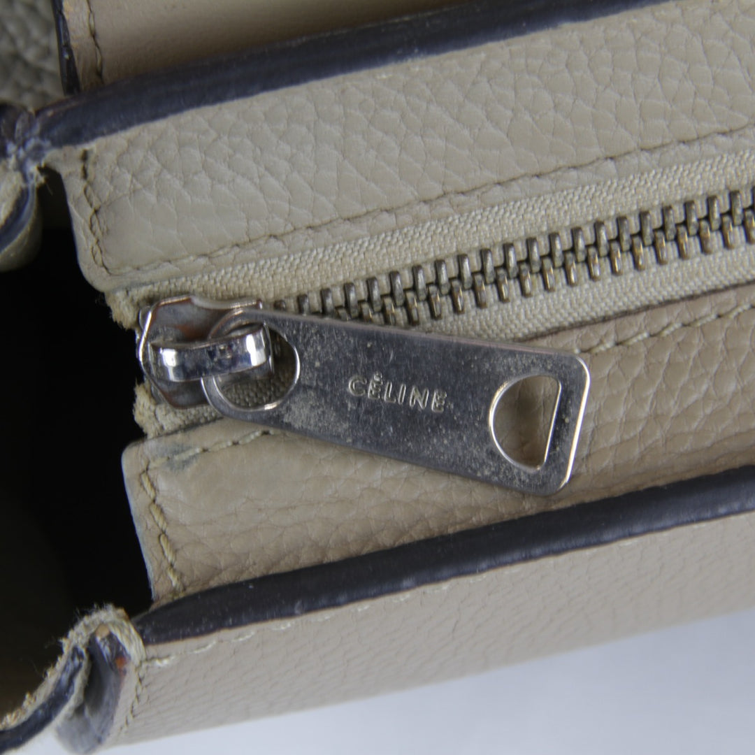【価格改定】『USED』 
CELINE セリーヌ 
 スモール トラペーズ 2WAYバッグ ショルダーバッグ 
レザー/スウェード ベージュ