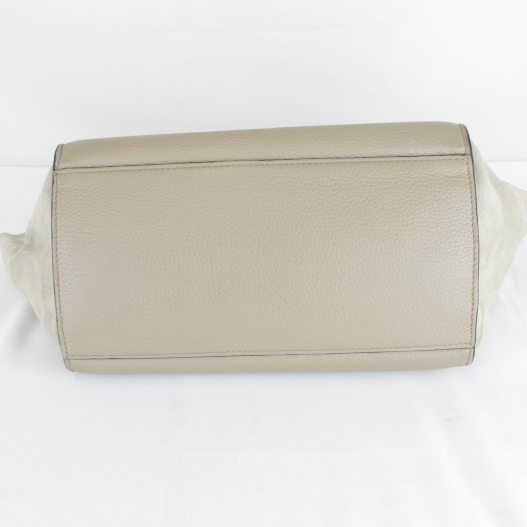 【価格改定】『USED』 
CELINE セリーヌ 
 スモール トラペーズ 2WAYバッグ ショルダーバッグ 
レザー/スウェード ベージュ