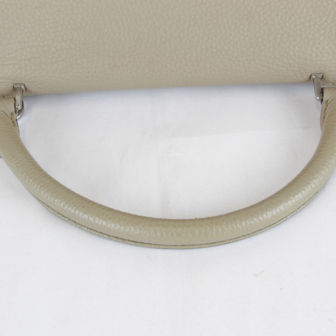 【価格改定】『USED』 
CELINE セリーヌ 
 スモール トラペーズ 2WAYバッグ ショルダーバッグ 
レザー/スウェード ベージュ