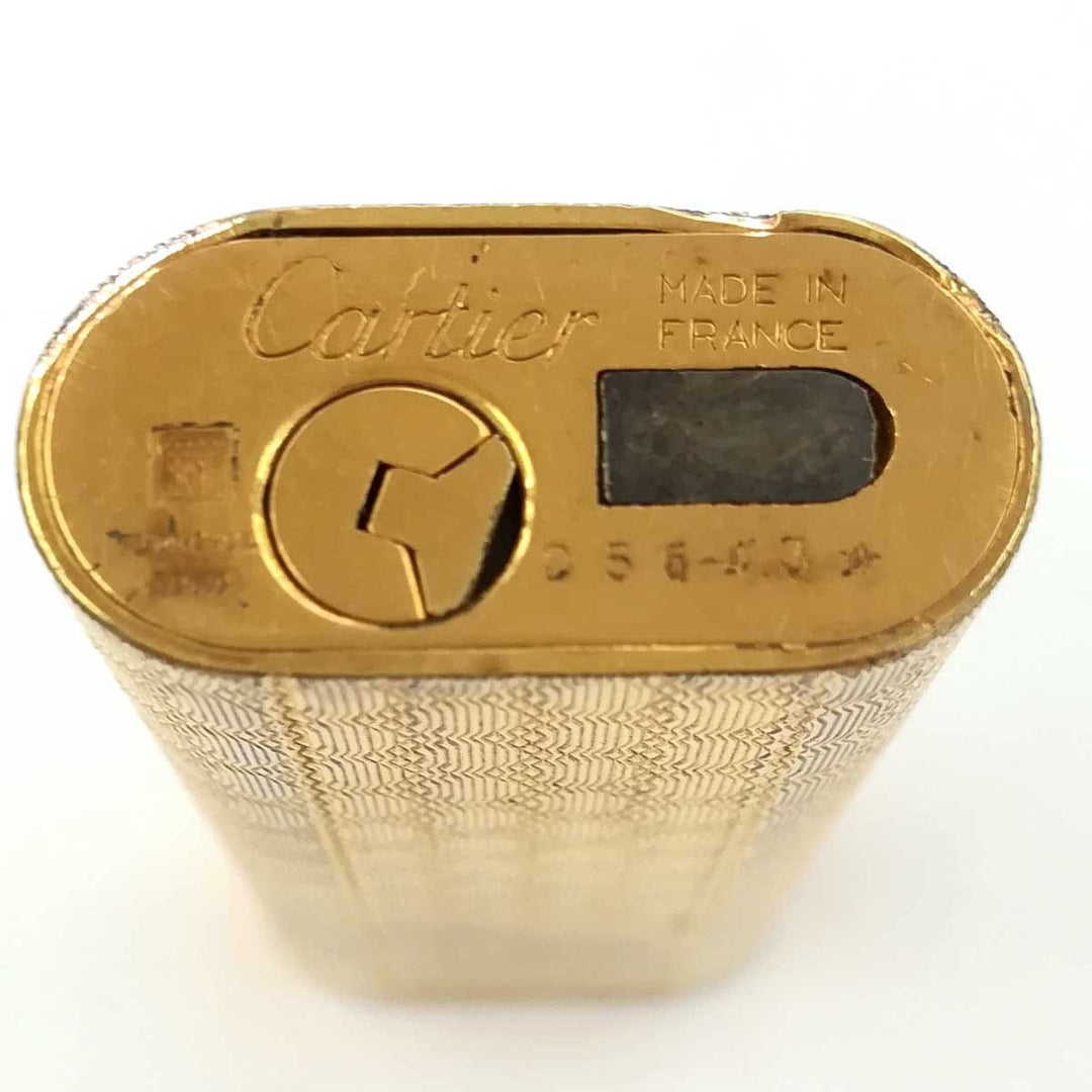 ジャンク『USED/動作未確認』 
CARTIER カルティエ 
 ガスライター ライター 
メタル ゴールド