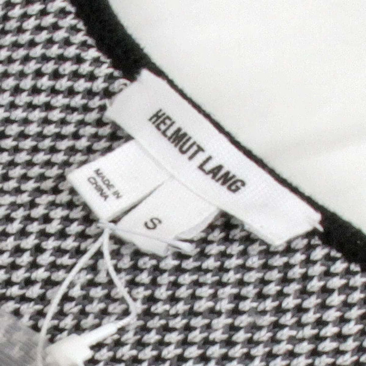 美品『未使用』 
HELMUT LANG ヘルムートラング 
 タグ付き ニット ワンピース 
コットン/レーヨン /シルク グレー×ブラック