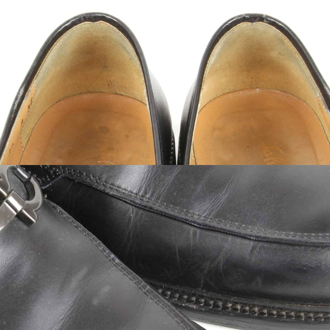 『USED』 
Salvatore Ferragamo フェラガモ 
 0289157 ローファー 
カーフ ブラック
