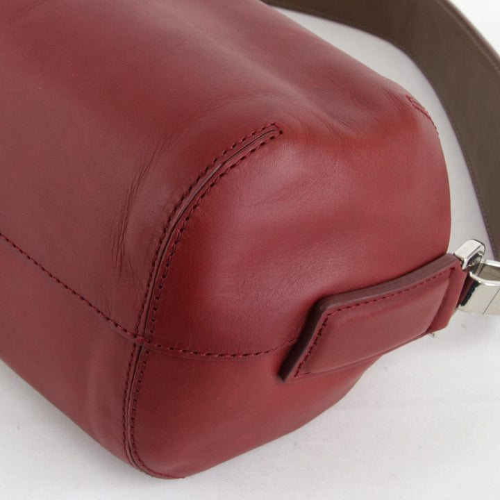 『USED』 
HIROFU ヒロフ 
 ショルダーバッグ 
レザー レッド