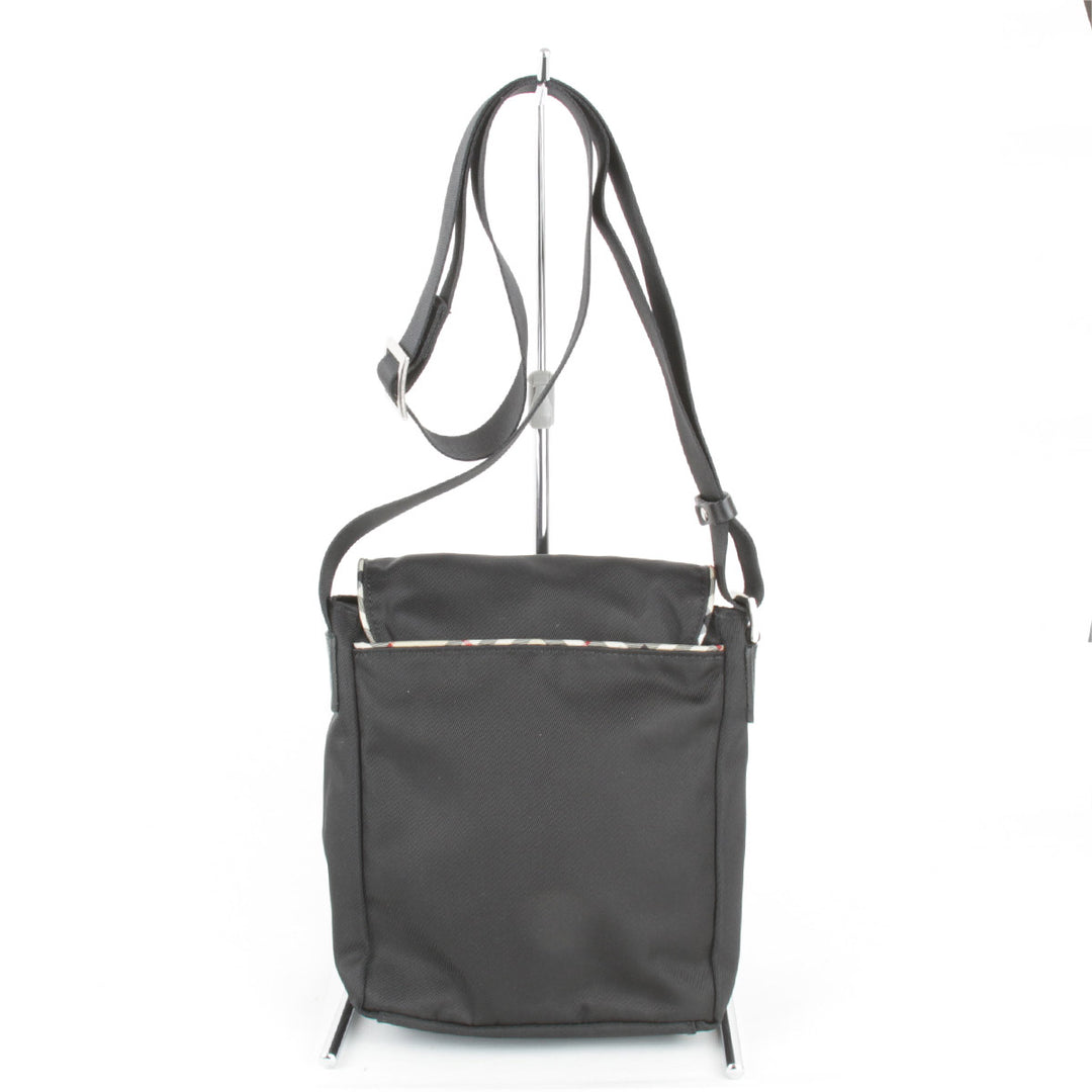 美品『USED』 
BURBERRY BLUE LABEL バーバリーブルーレーベル 
 ショルダーバッグ 
ナイロン ブラック