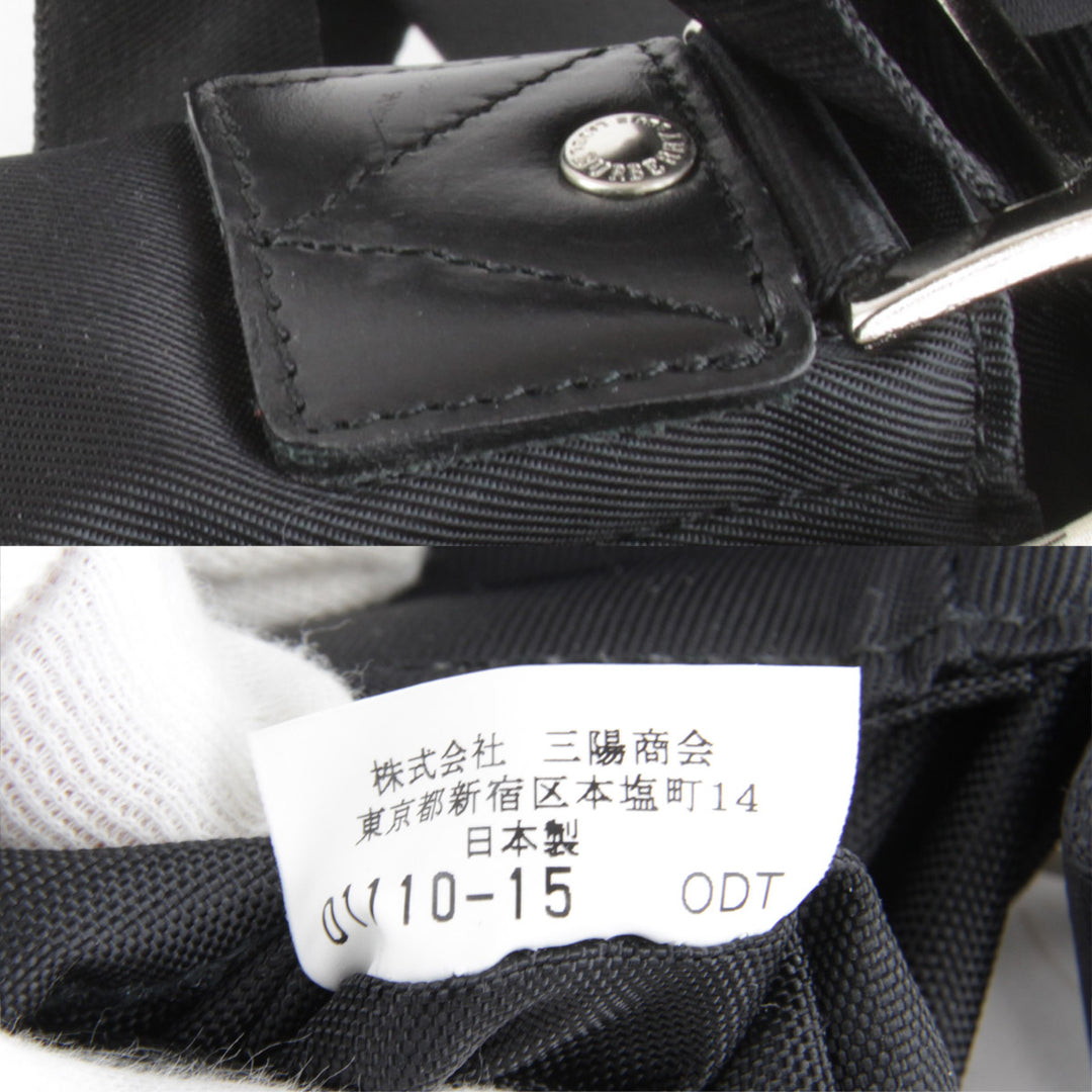 美品『USED』 
BURBERRY BLUE LABEL バーバリーブルーレーベル 
 ショルダーバッグ 
ナイロン ブラック