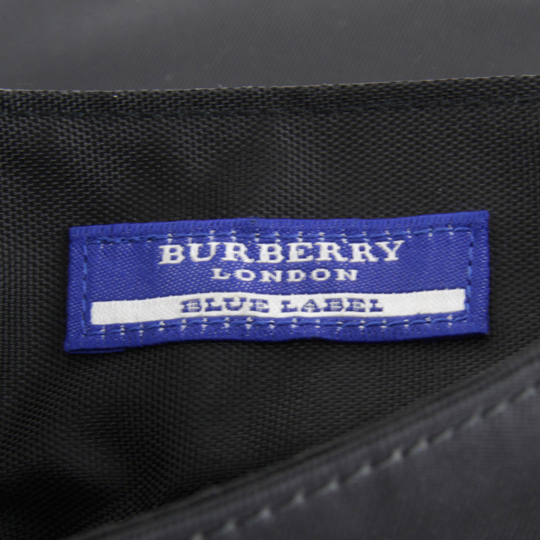 美品『USED』 
BURBERRY BLUE LABEL バーバリーブルーレーベル 
 ショルダーバッグ 
ナイロン ブラック