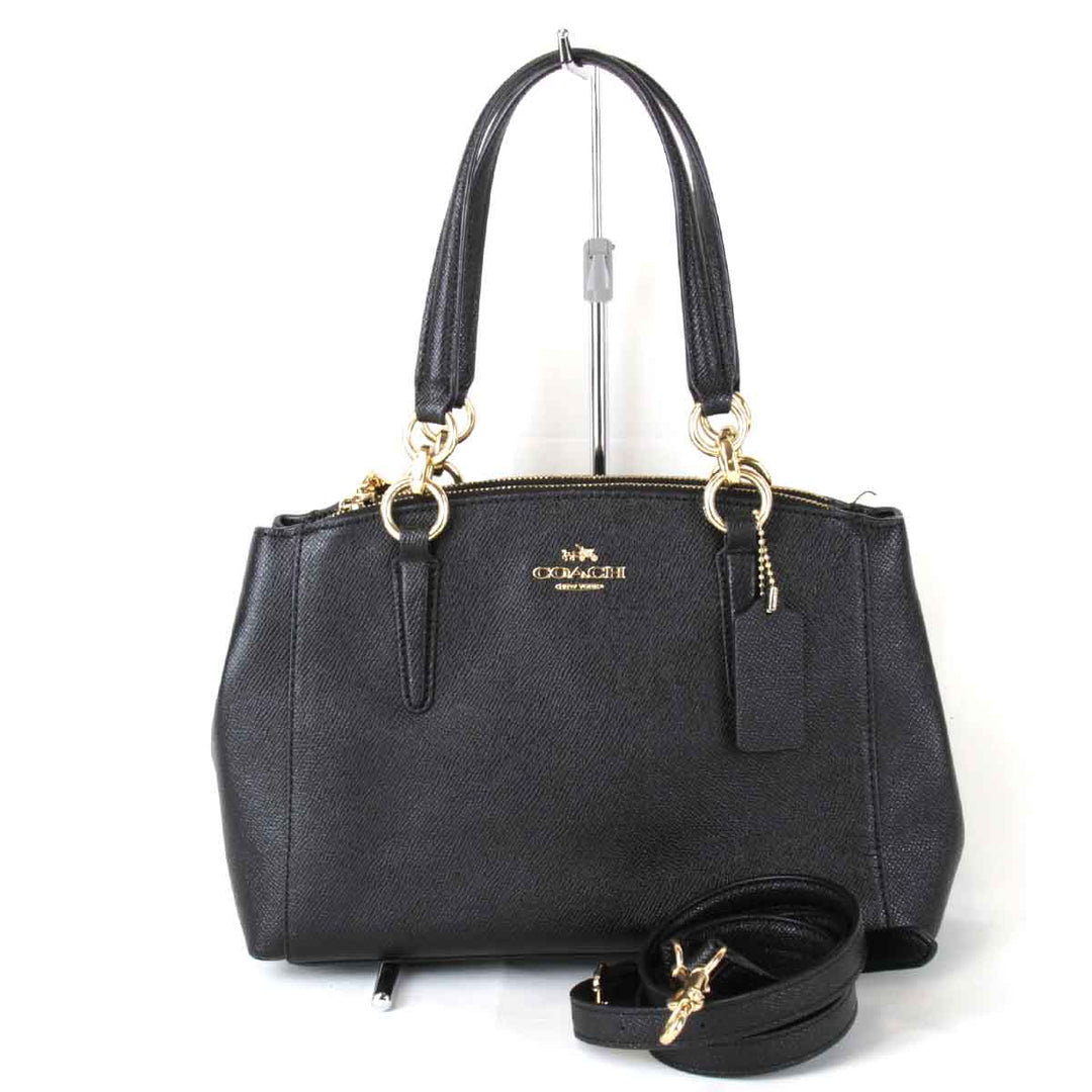 美品『USED』 
COACH コーチ 
 J1780-F57523 ショルダーバッグ 
レザー ブラック