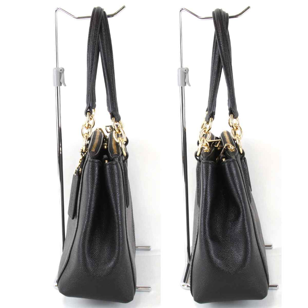 美品『USED』 
COACH コーチ 
 J1780-F57523 ショルダーバッグ 
レザー ブラック