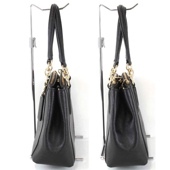 美品『USED』 
COACH コーチ 
 J1780-F57523 ショルダーバッグ 
レザー ブラック