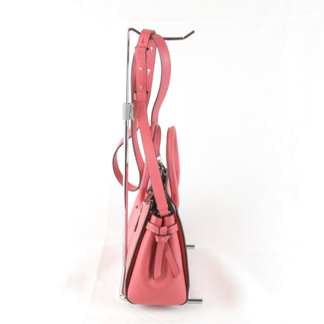 美品『USED』 
Kate Spade ケイトスペード 
 ハンドバッグ 
レザー ピンク
