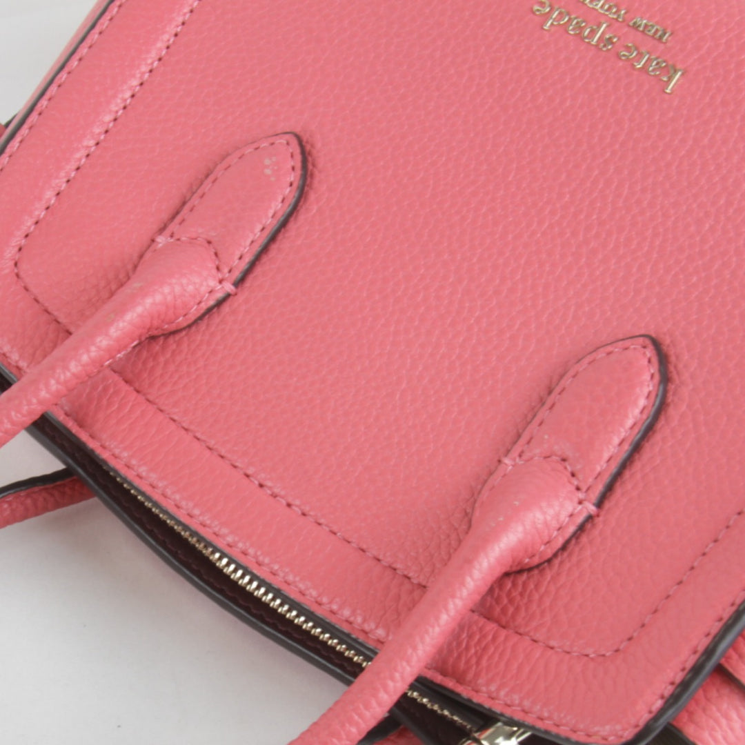 美品『USED』 
Kate Spade ケイトスペード 
 ハンドバッグ 
レザー ピンク