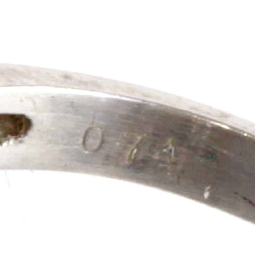 美品『USED』 ブラックパール（黒蝶真珠）/Pt900  
リング・指輪
 ダイヤモンド 0.74
