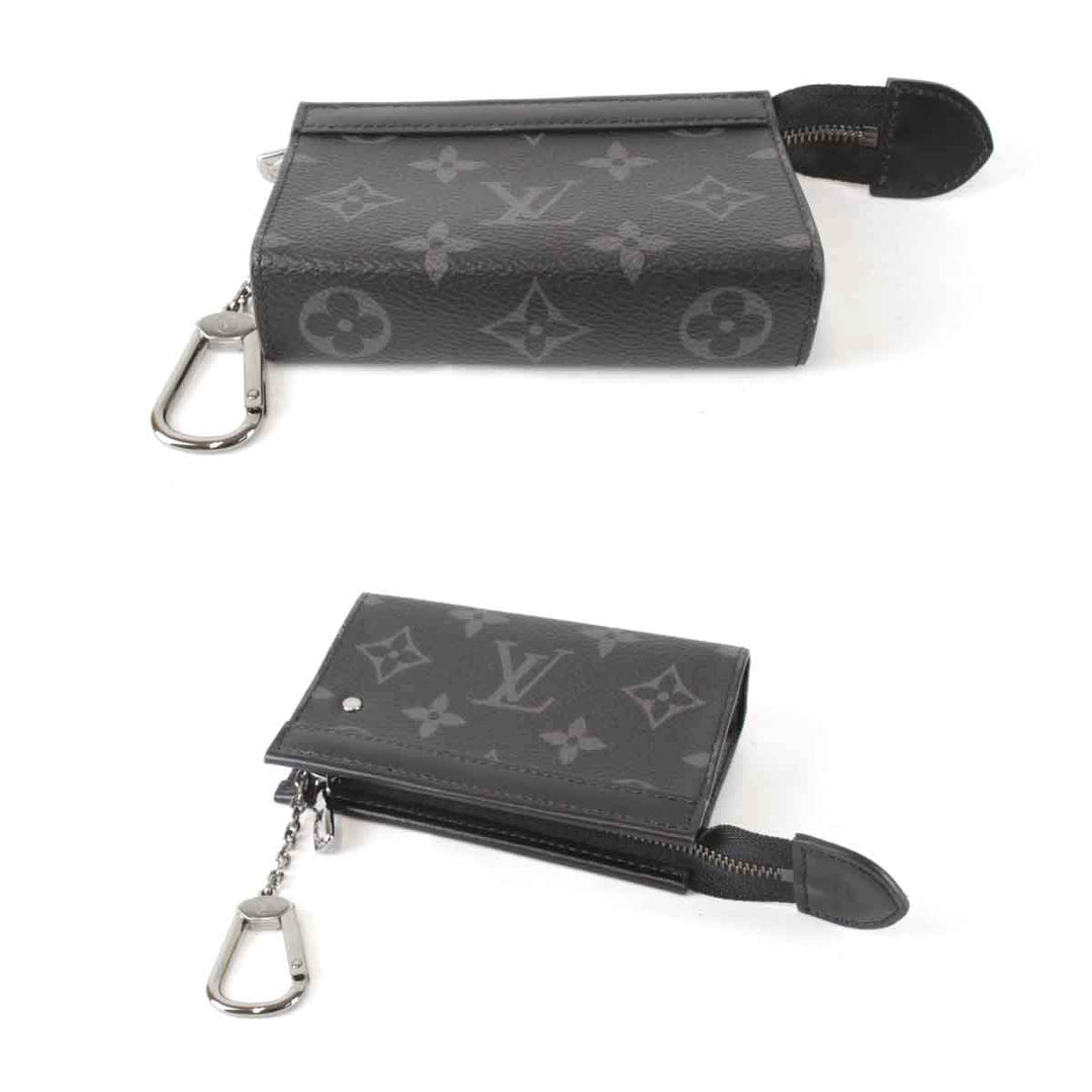 美品『USED』 
LOUIS VUITTON ルイ・ヴィトン 
 ポシェットクレ ヴォワヤージュ M82776 キーケース 
モノグラムエクリプス ブラック