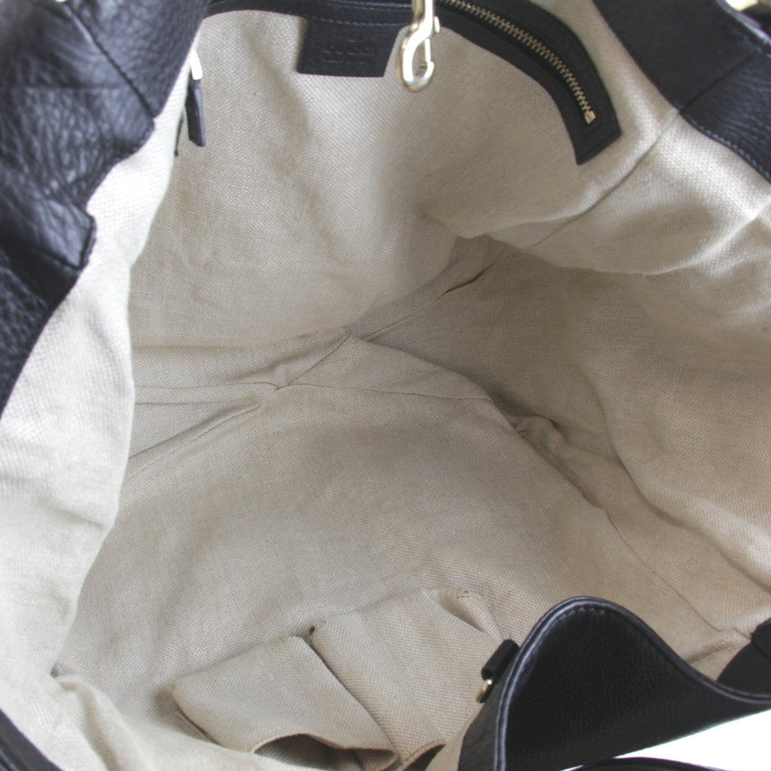 『USED』 
GUCCI グッチ 
 257051・502752 トートバッグ 
レザー ブラック