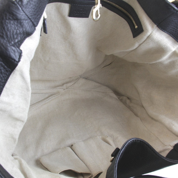『USED』 
GUCCI グッチ 
 257051・502752 トートバッグ 
レザー ブラック