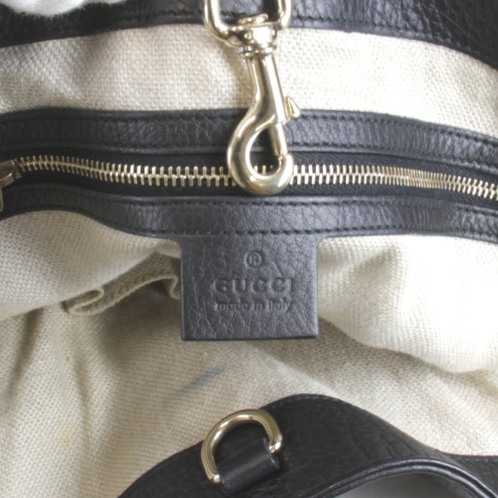 『USED』 
GUCCI グッチ 
 257051・502752 トートバッグ 
レザー ブラック