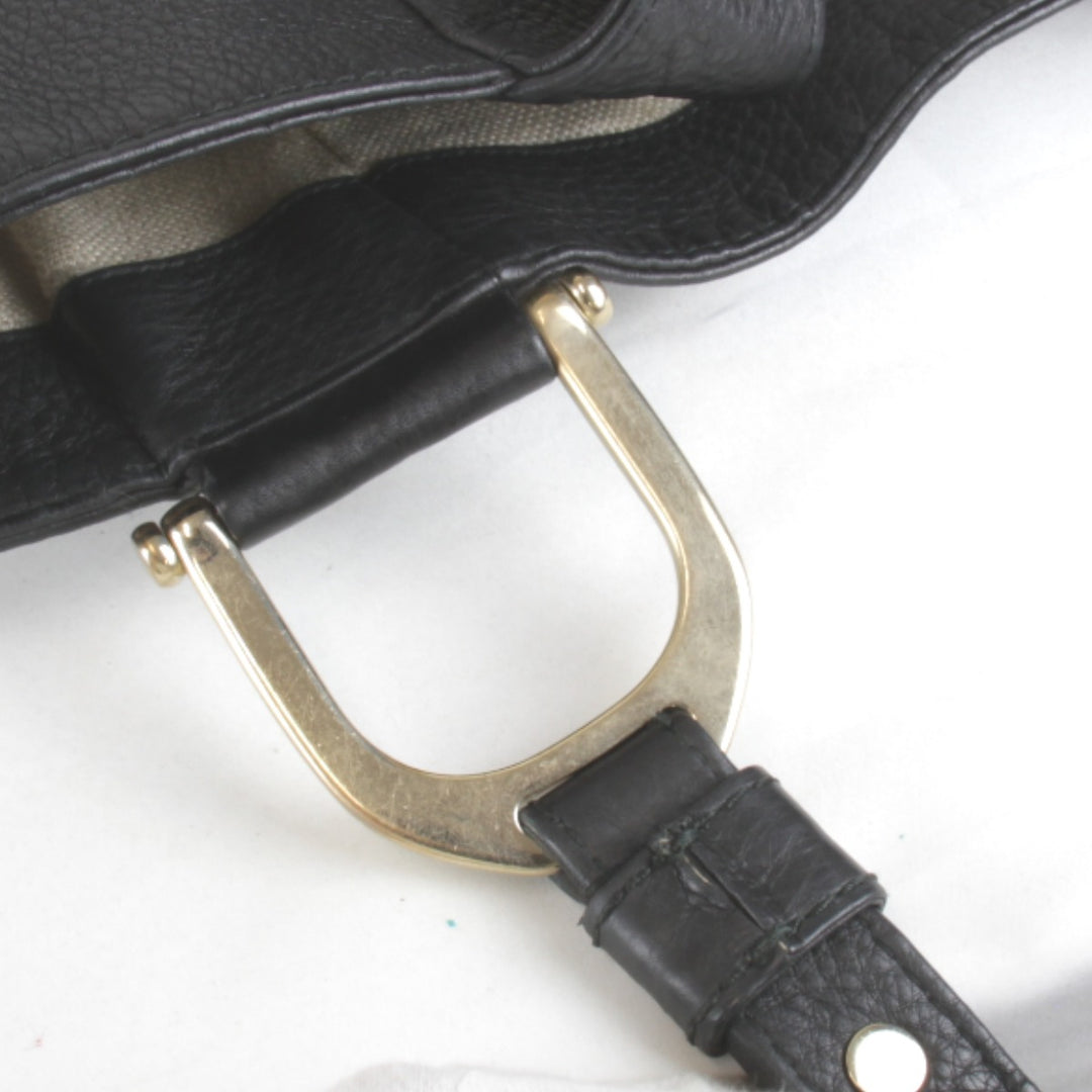 『USED』 
GUCCI グッチ 
 257051・502752 トートバッグ 
レザー ブラック