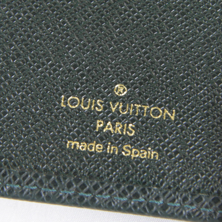 『USED』 
LOUIS VUITTON ルイ・ヴィトン 
 アジェンダPM R20406/CA0967 手帳カバー 
レザー グリーン