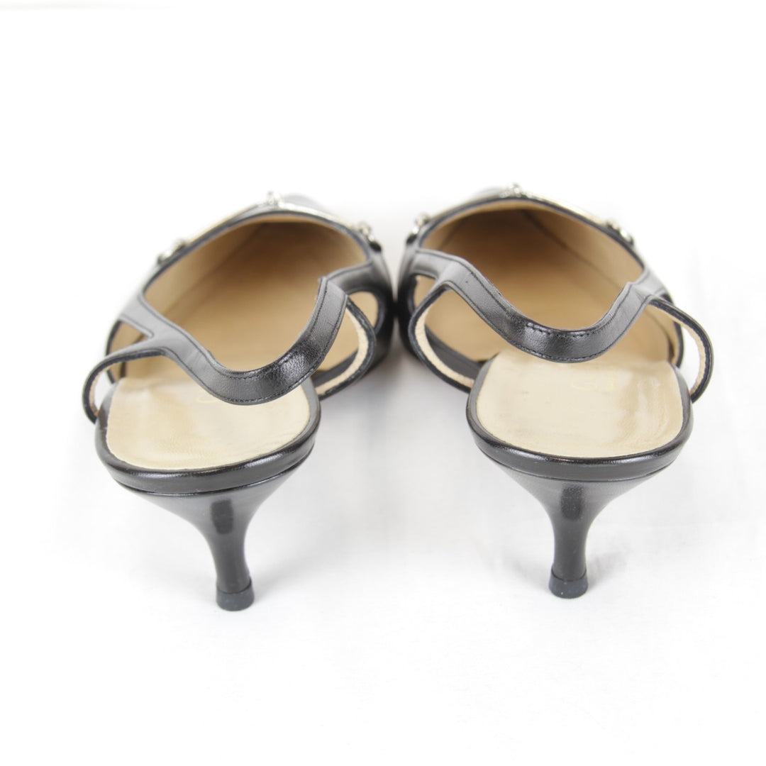 『USED』 
GUCCI グッチ 
 箱・袋有 106・2162 パンプス 
レザー ブラック