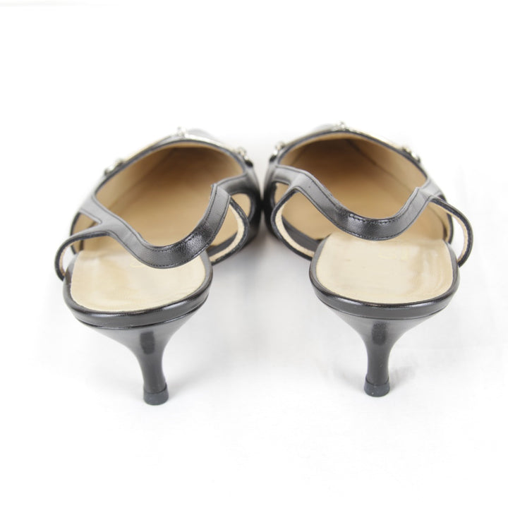 『USED』 
GUCCI グッチ 
 箱・袋有 106・2162 パンプス 
レザー ブラック