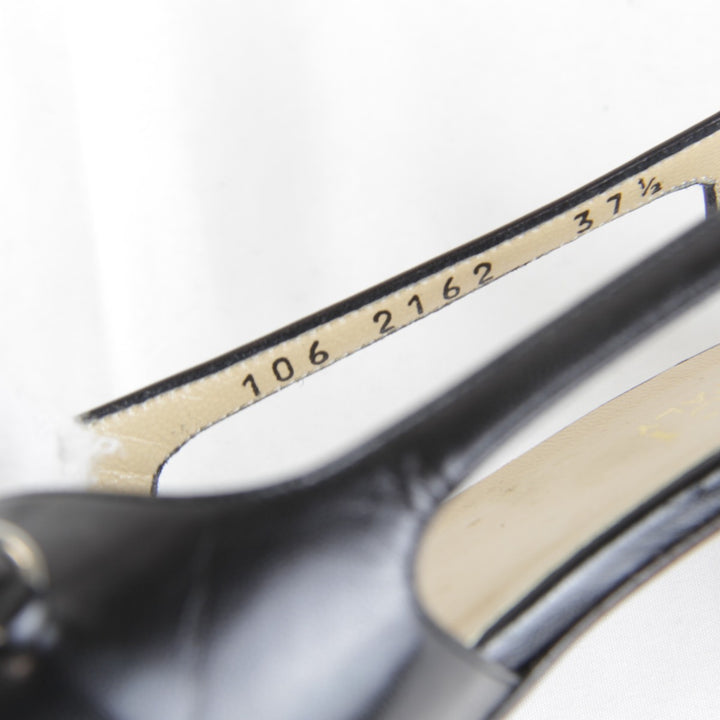 『USED』 
GUCCI グッチ 
 箱・袋有 106・2162 パンプス 
レザー ブラック
