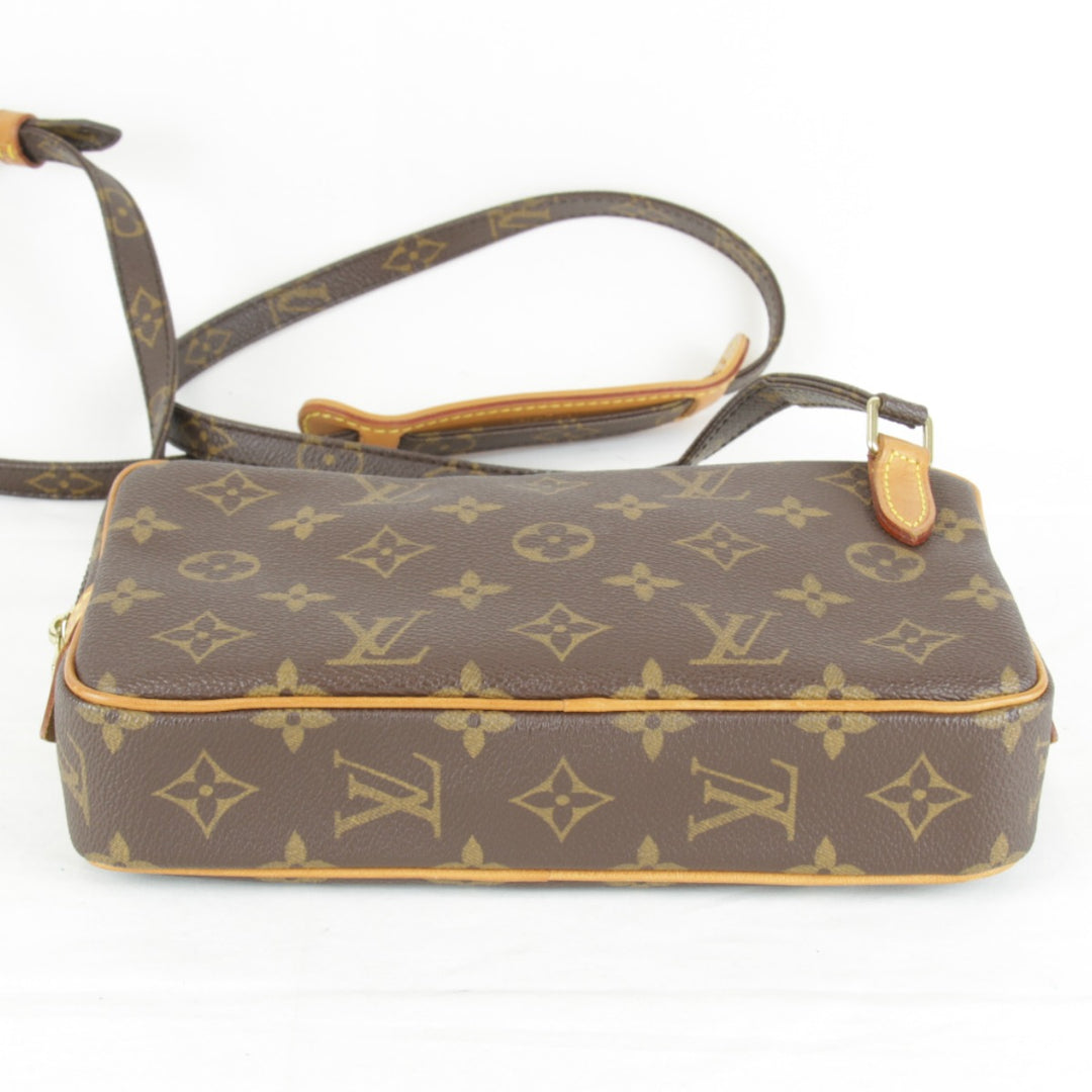 『USED』 
LOUIS VUITTON ルイ・ヴィトン 
 バンドリエール M51828/SL1909 ショルダーバッグ 
モノグラムキャンバス ブラウン